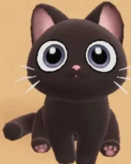 Black Cat pet in Heartopia