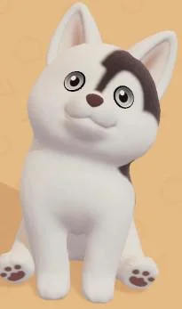 Husky pet in Heartopia