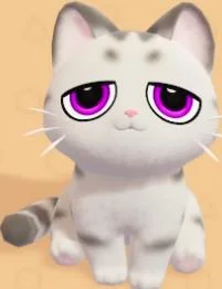 Silver Tabby pet in Heartopia