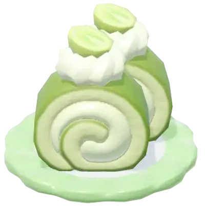 Green Roll Cake recipe in Heartopia