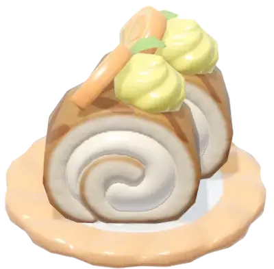 Orange Roll Cake recipe in Heartopia