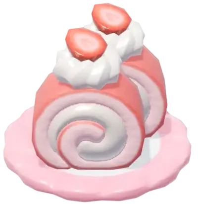 Red Roll Cake recipe in Heartopia